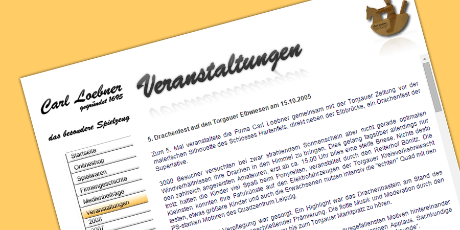 Konzept Redesign Spielwarengeschäft Löbner