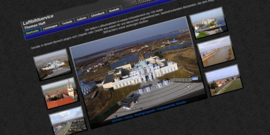 Webdesign Luftbildservice Zeppelubil