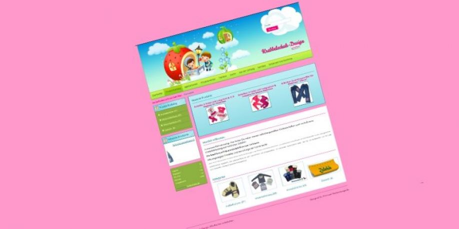 Website Krabbelschuh Design