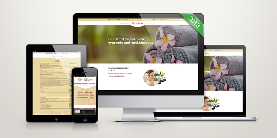 Auszeit - Neue Website