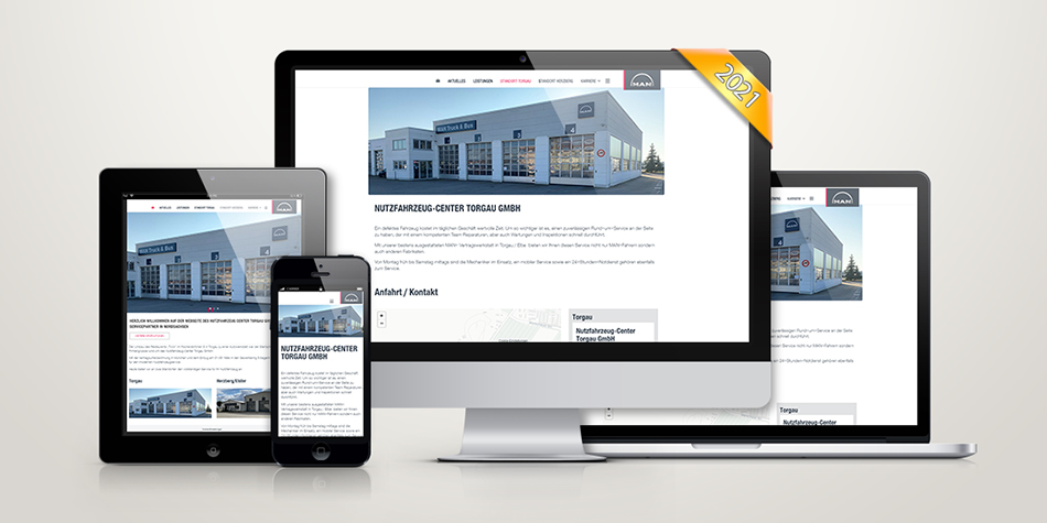 Relaunch Website Nutzfahrzeugcenter Torgau